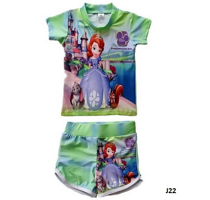 pakaian renang anak sofia disney